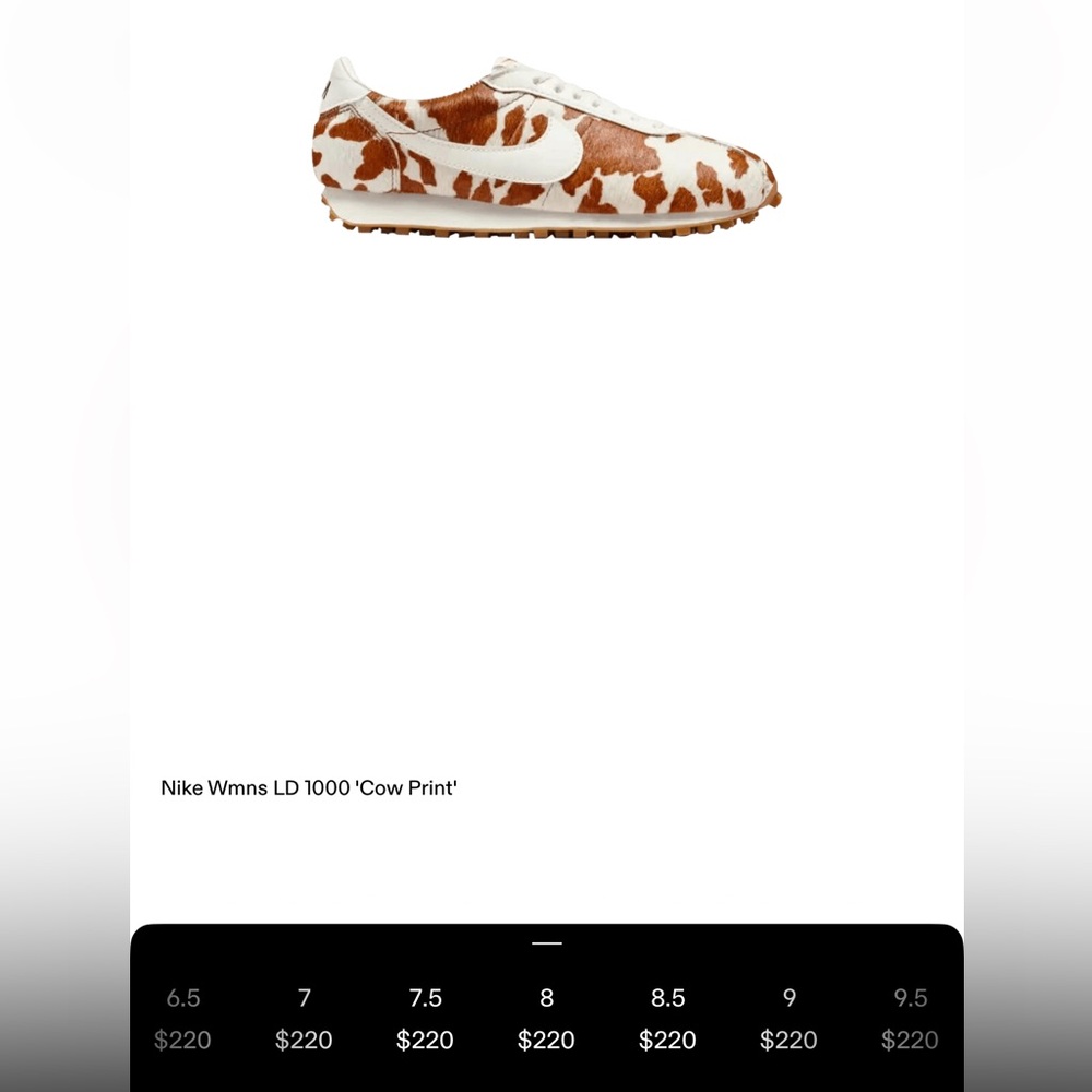 Nike LD 1000 Cacao wow size 8w - Picture 5 of 5